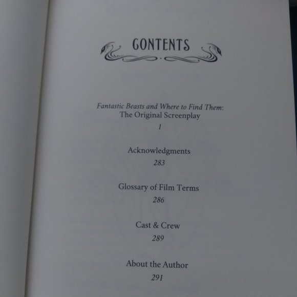 J.K. ROWLING FANTASTIC BEASTS AND WHERE TO FIND THEM ORIGINAL SCREENPLAY BOOK - Picture 10 of 12